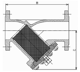 Габаритные и присоединительные размеры фильтров Danfoss Y333 и Y333P