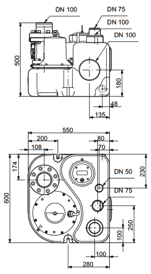 MSS-12-1 габаритный чертеж