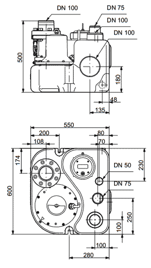MSS-12-3 габаритный чертеж